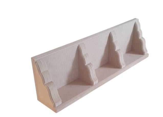 ÜÇLÜ KERVAN DUVAR RAFI