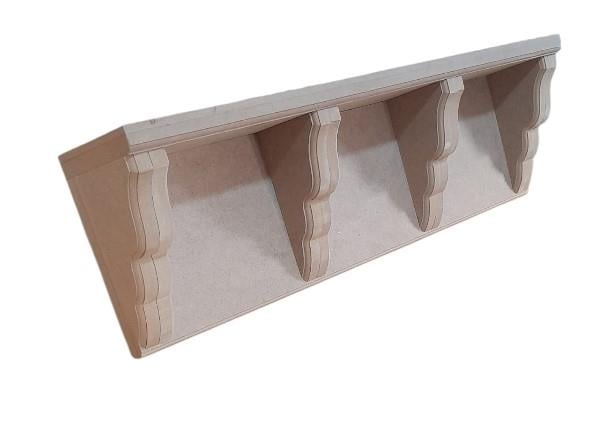 ÜÇLÜ KERVAN DUVAR RAFI