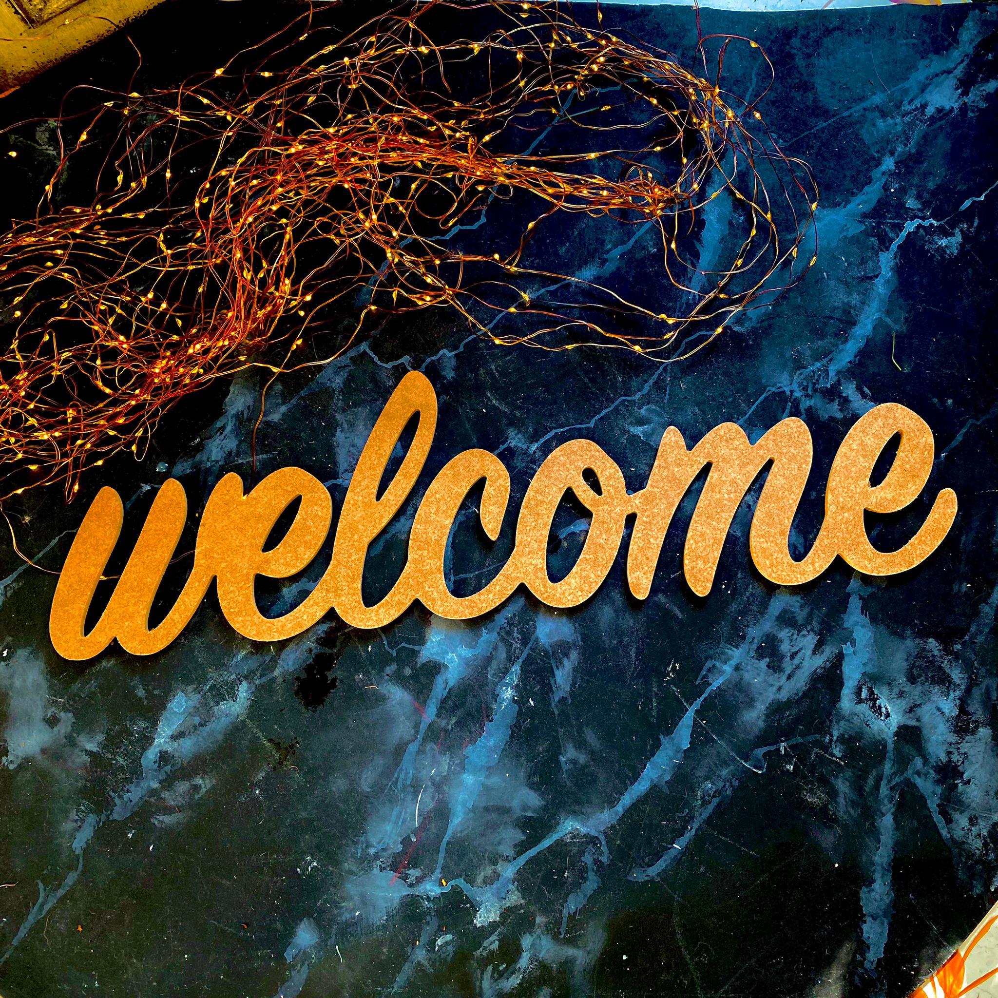 WELCOME YAZISI
