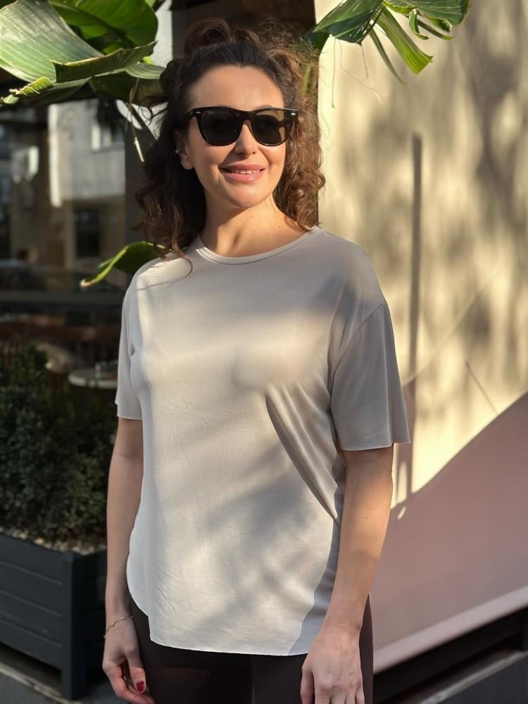 BİSİKLET YAKA MODAL BASIC TSHIRT