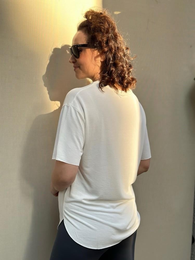 BİSİKLET YAKA MODAL BASIC TSHIRT