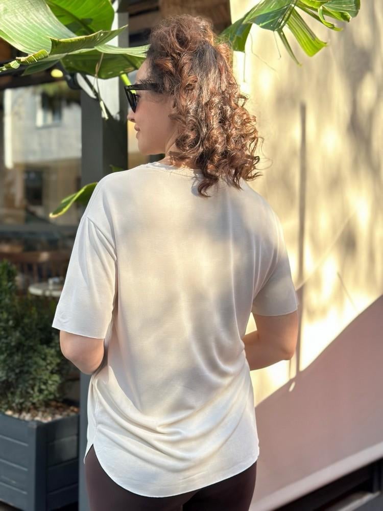 BİSİKLET YAKA MODAL BASIC TSHIRT