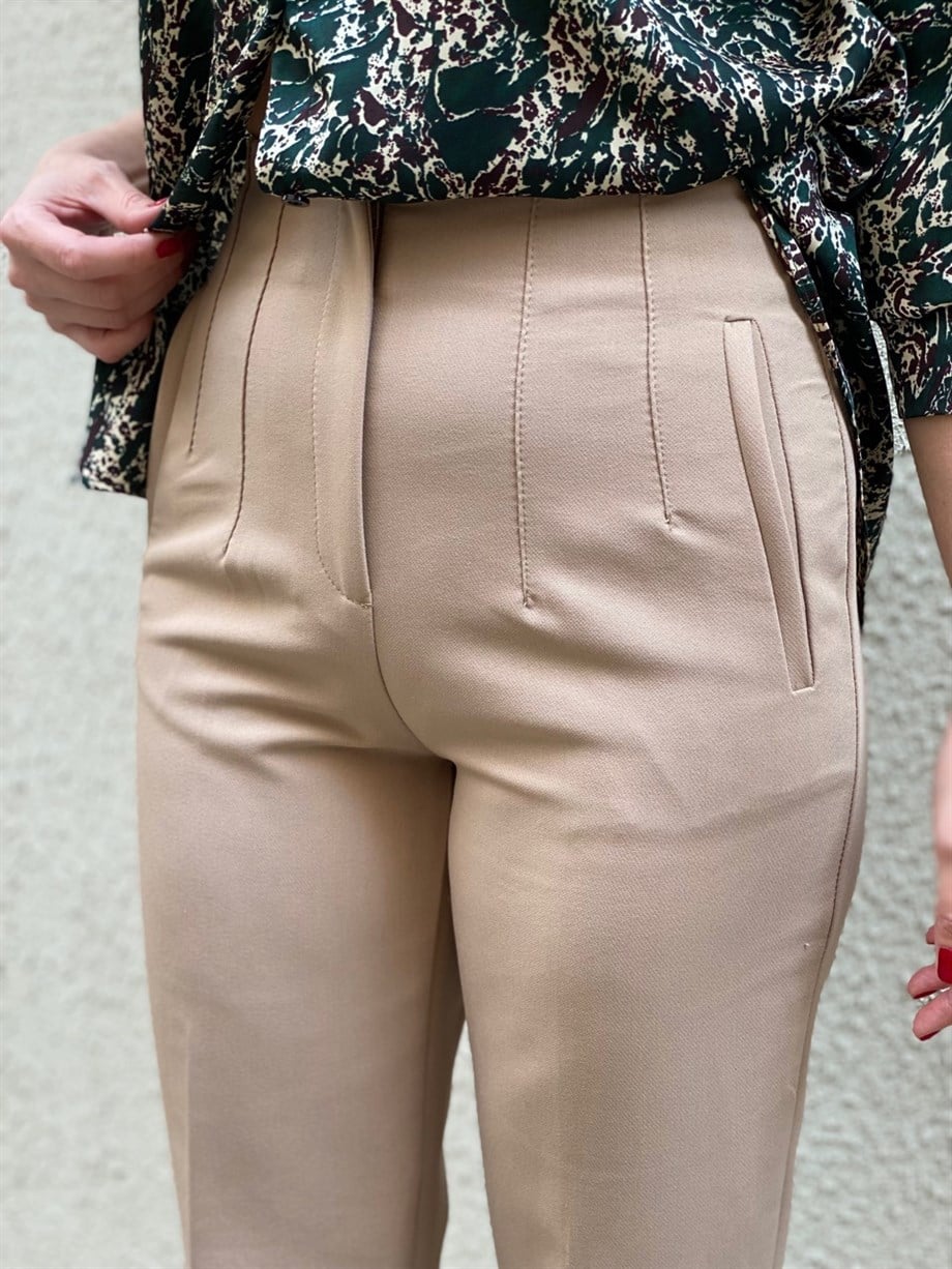 CAMEL DÖRT PENSLİ PANTOLON