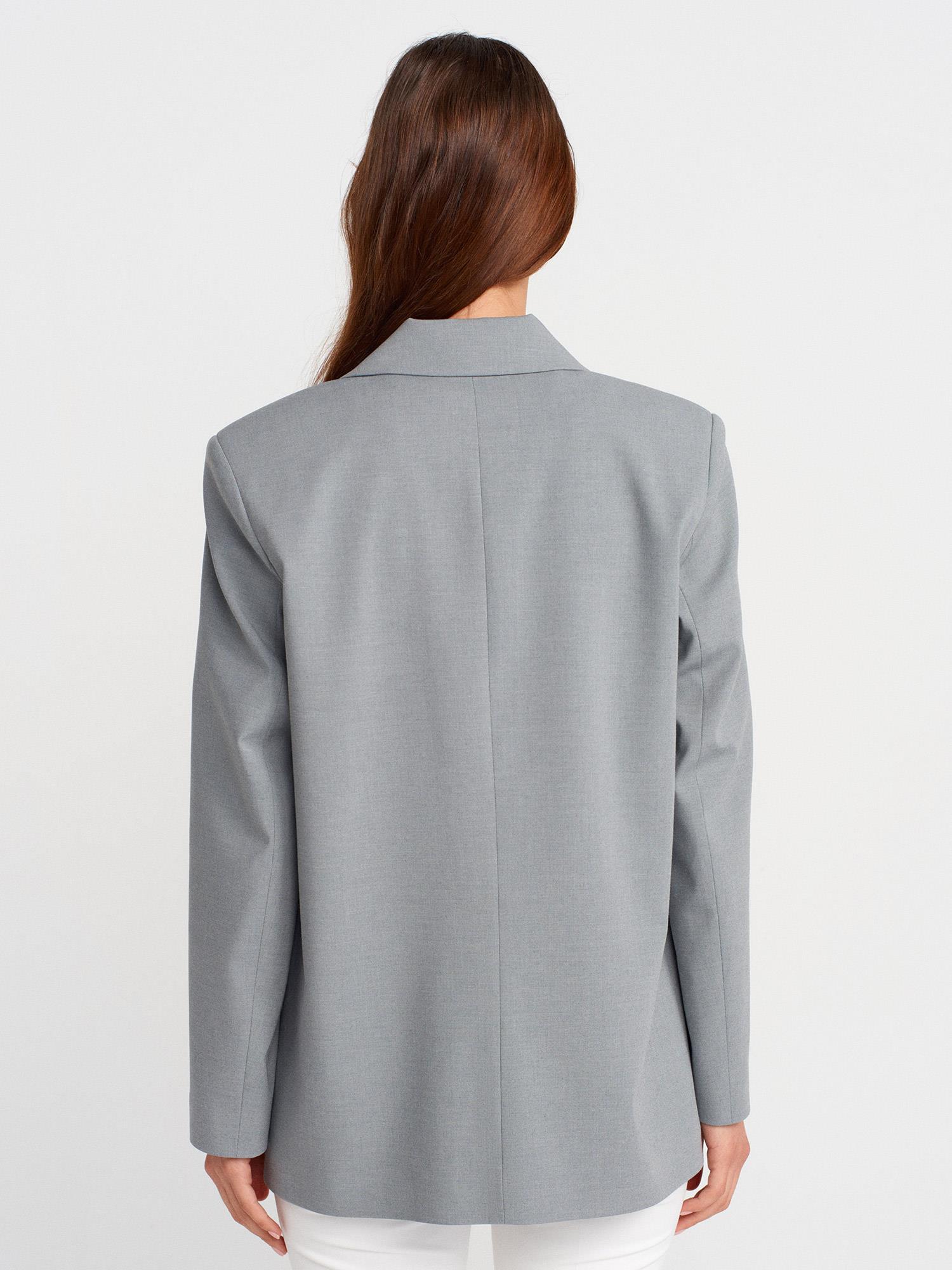 ÇİFT DÜĞMELİ OVERSIZE BLAZER