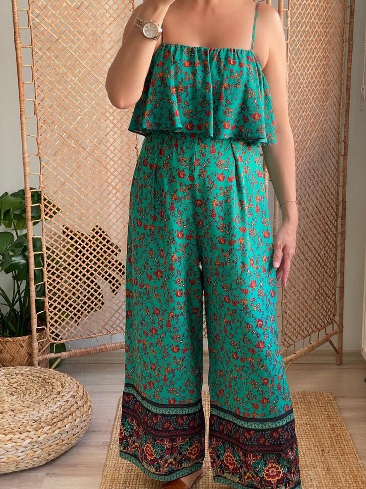 DESENLİ ÇİÇEKLİ TULUM