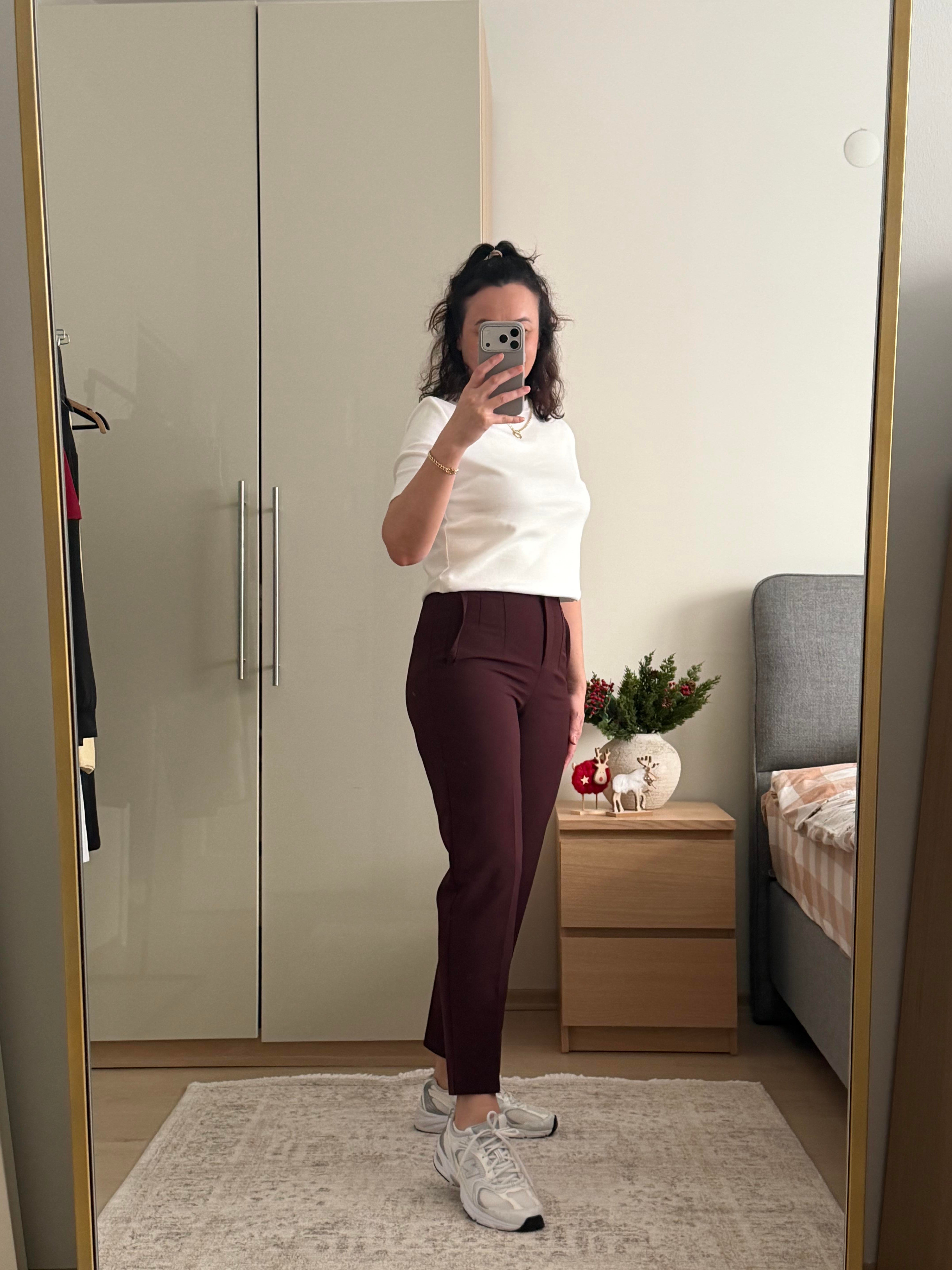 FLATOLU KUMAŞ PANTOLON