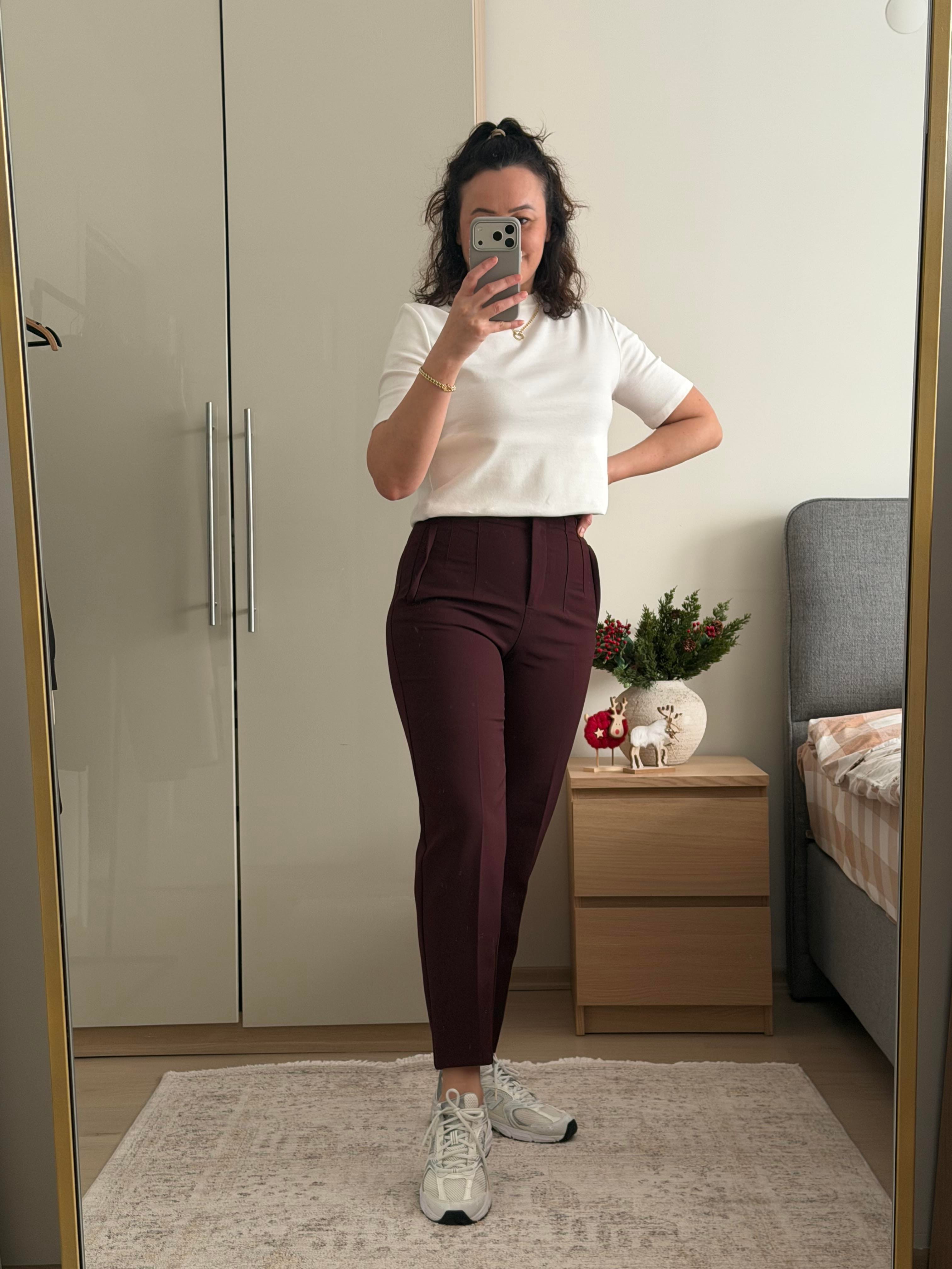 FLATOLU KUMAŞ PANTOLON