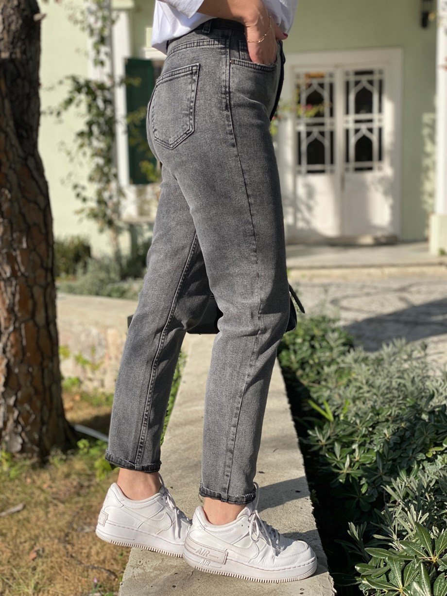 GRİ KAR GREY MOM JEAN