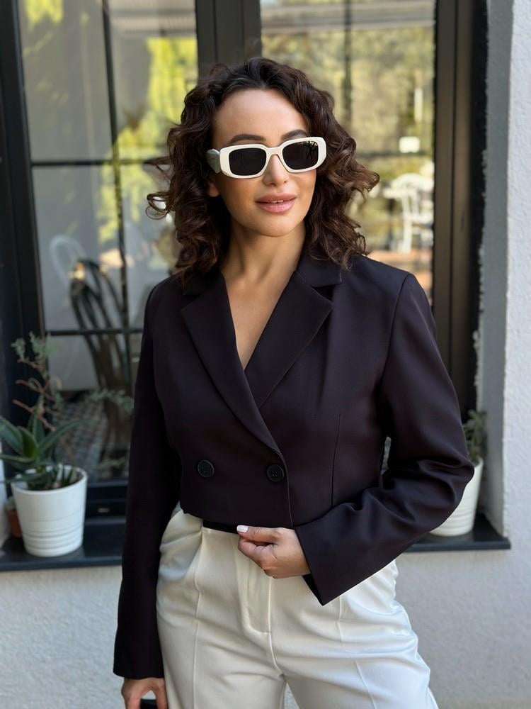 KRUVAZE CROP BLAZER & CEKET