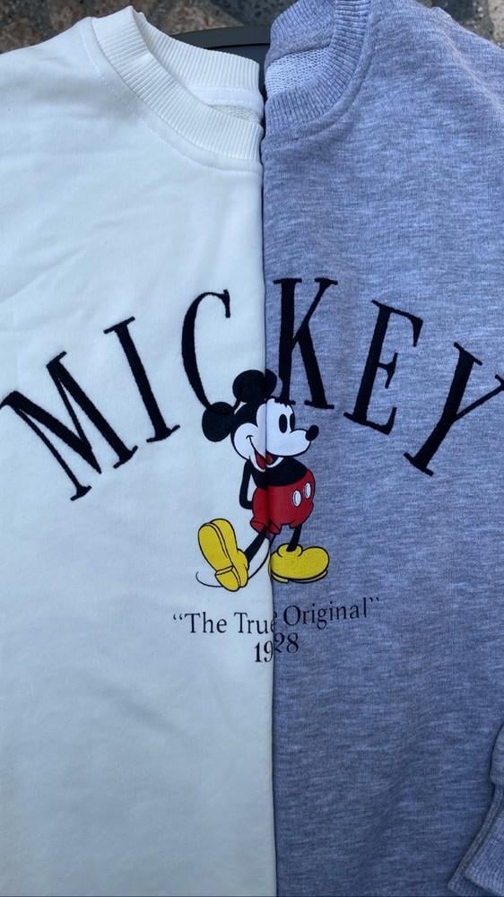 MİCKEY BASKI HAVLU SWEATSHİRT