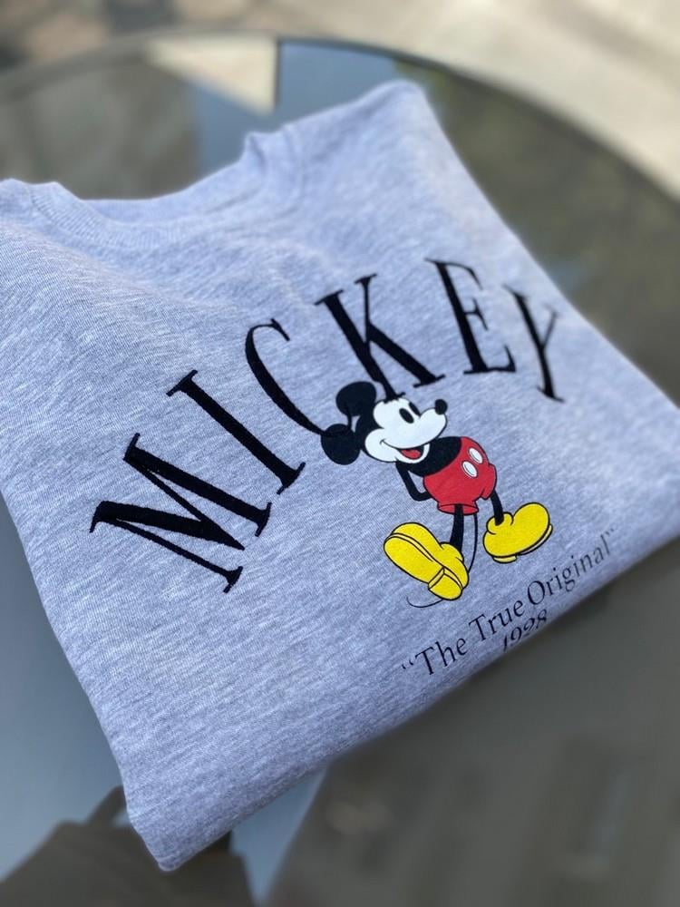MİCKEY BASKI HAVLU SWEATSHİRT