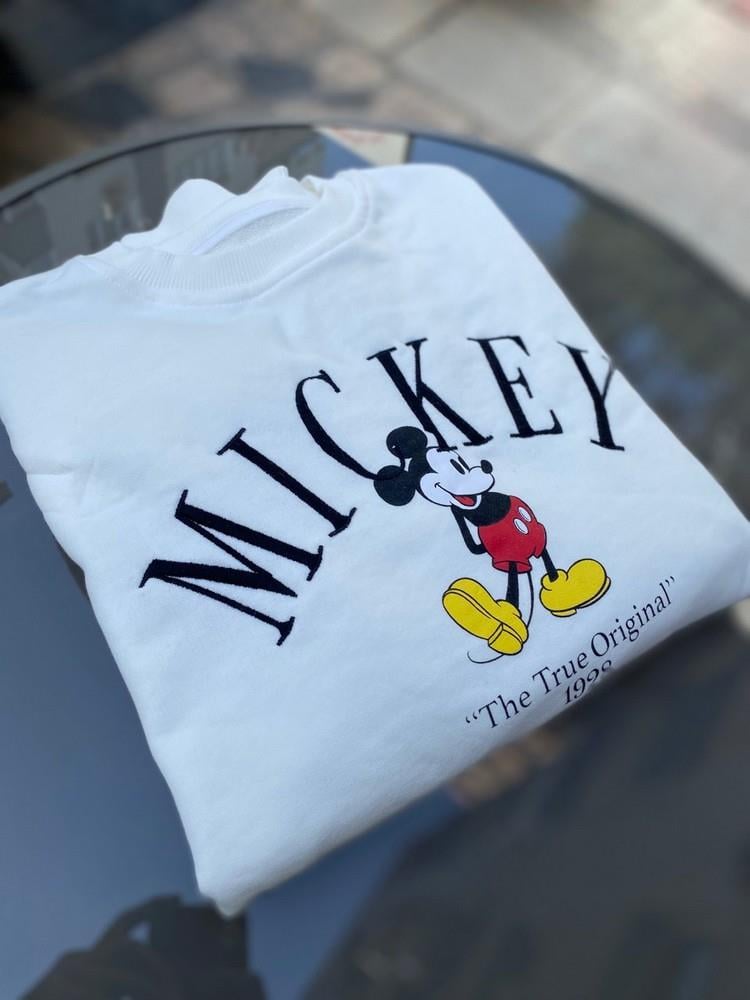 MİCKEY BASKI HAVLU SWEATSHİRT