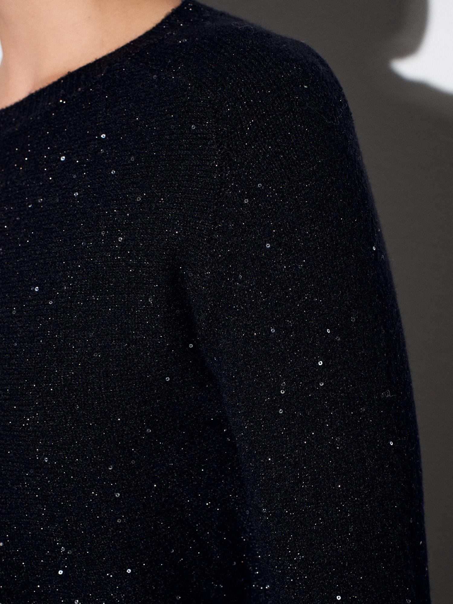 PEPLUM PULLU SİMLİ TRİKO