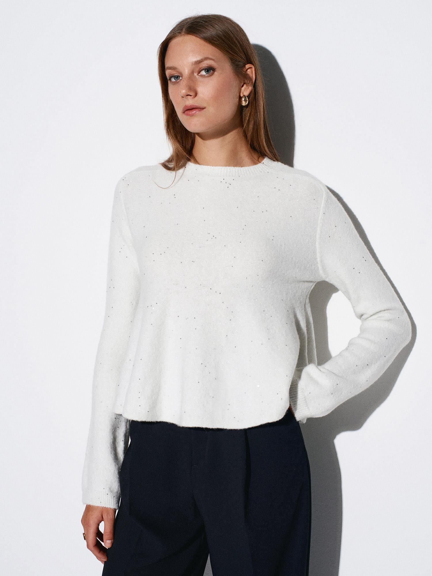 PEPLUM PULLU SİMLİ TRİKO