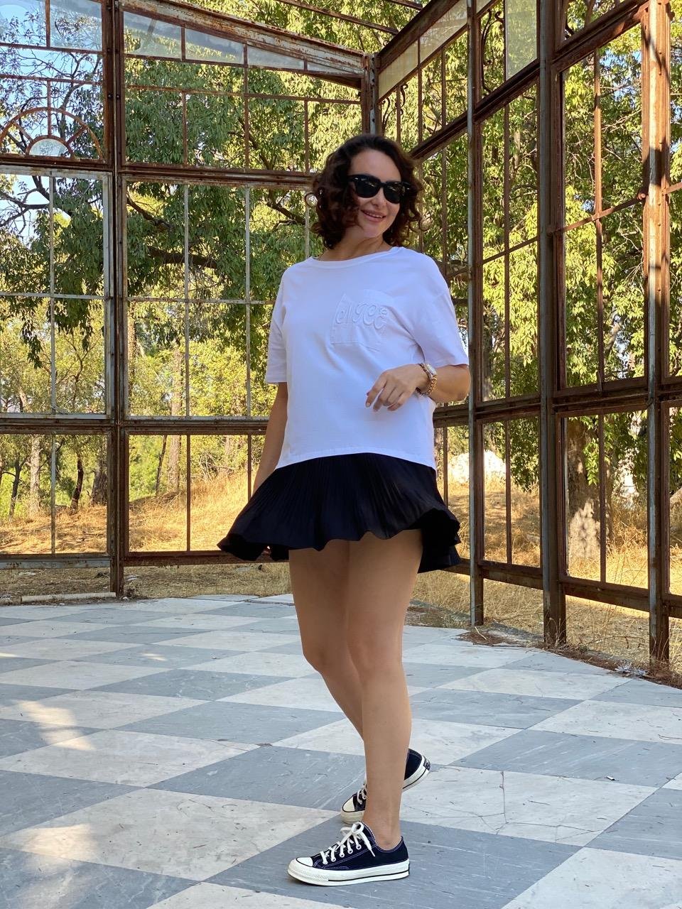 PİLİSELİ ŞORTLU ETEK