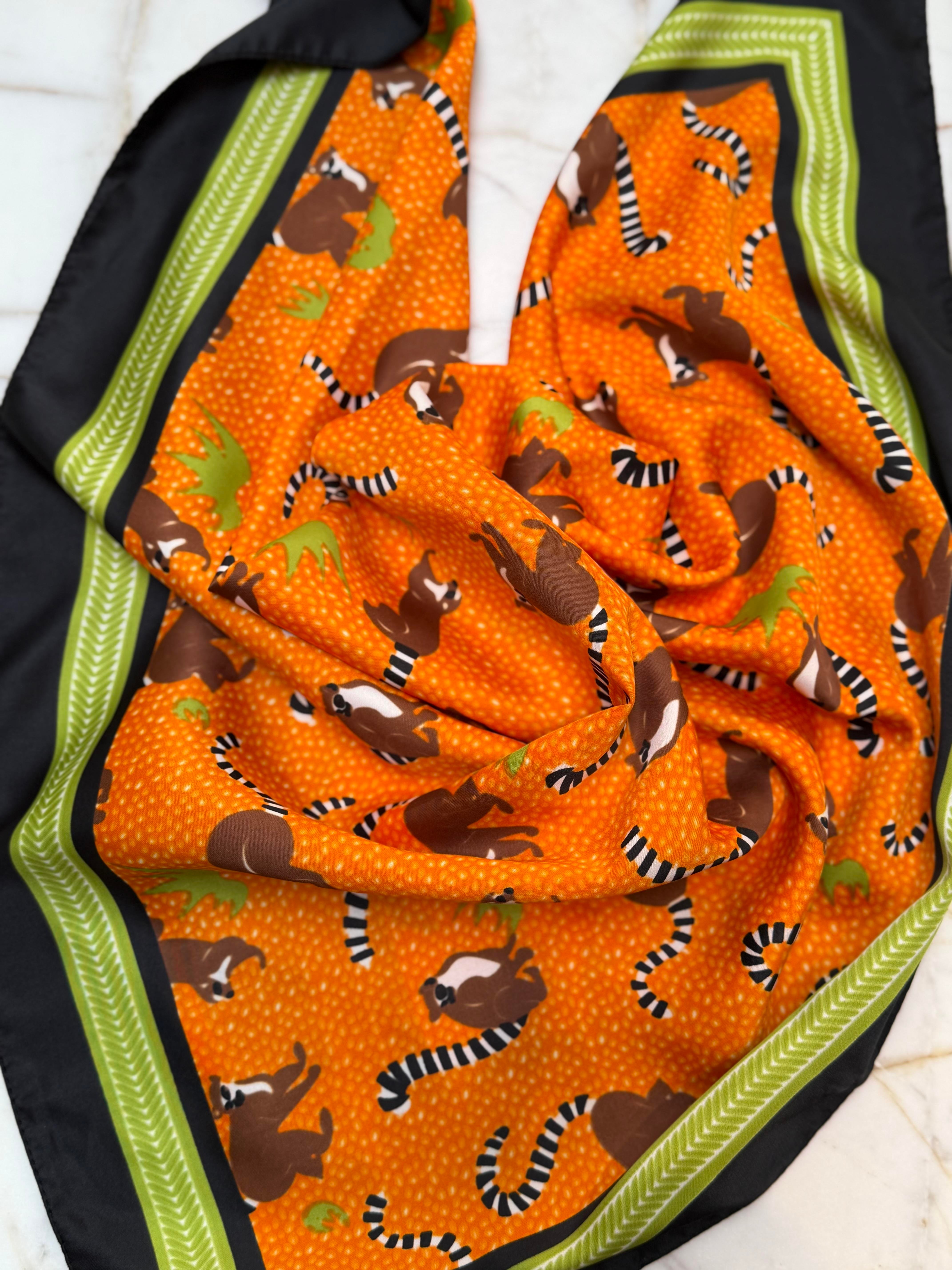 RAKUN DESENLİ FULAR