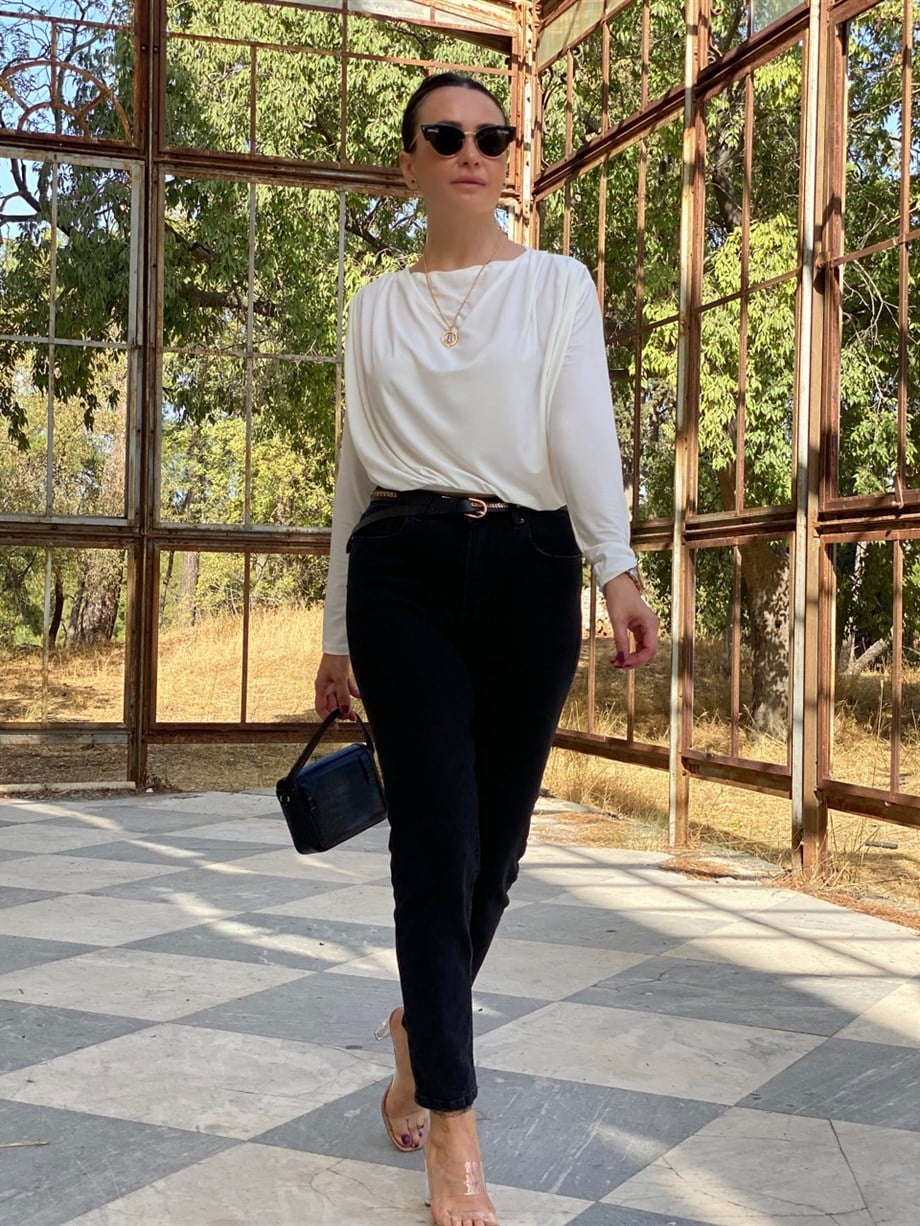SİYAH BLACK MOM JEAN
