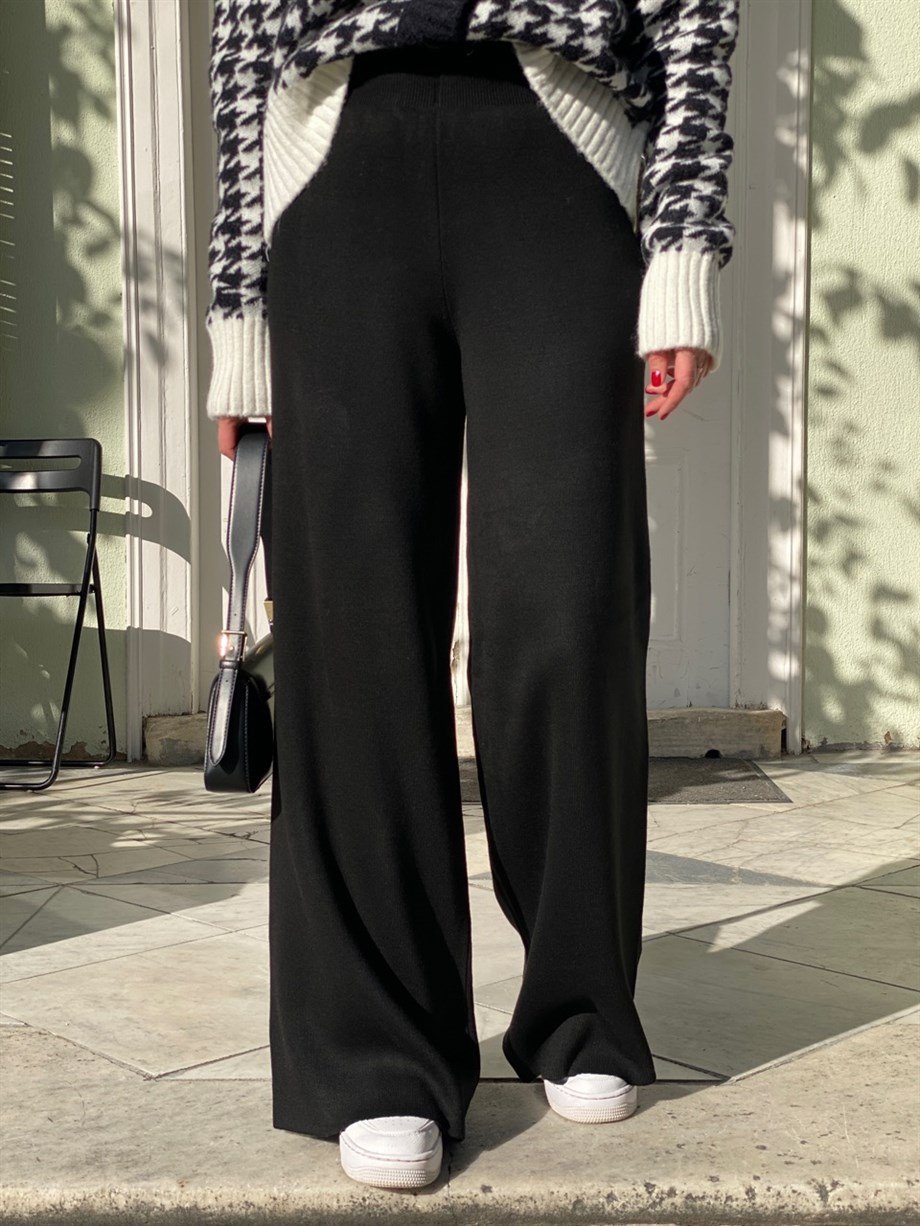 SİYAH TRİKO PANTOLON