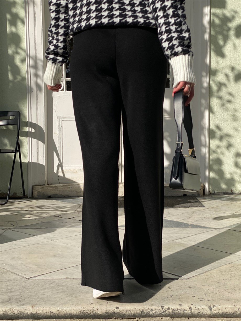 SİYAH TRİKO PANTOLON