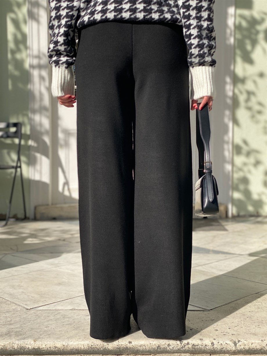 SİYAH TRİKO PANTOLON