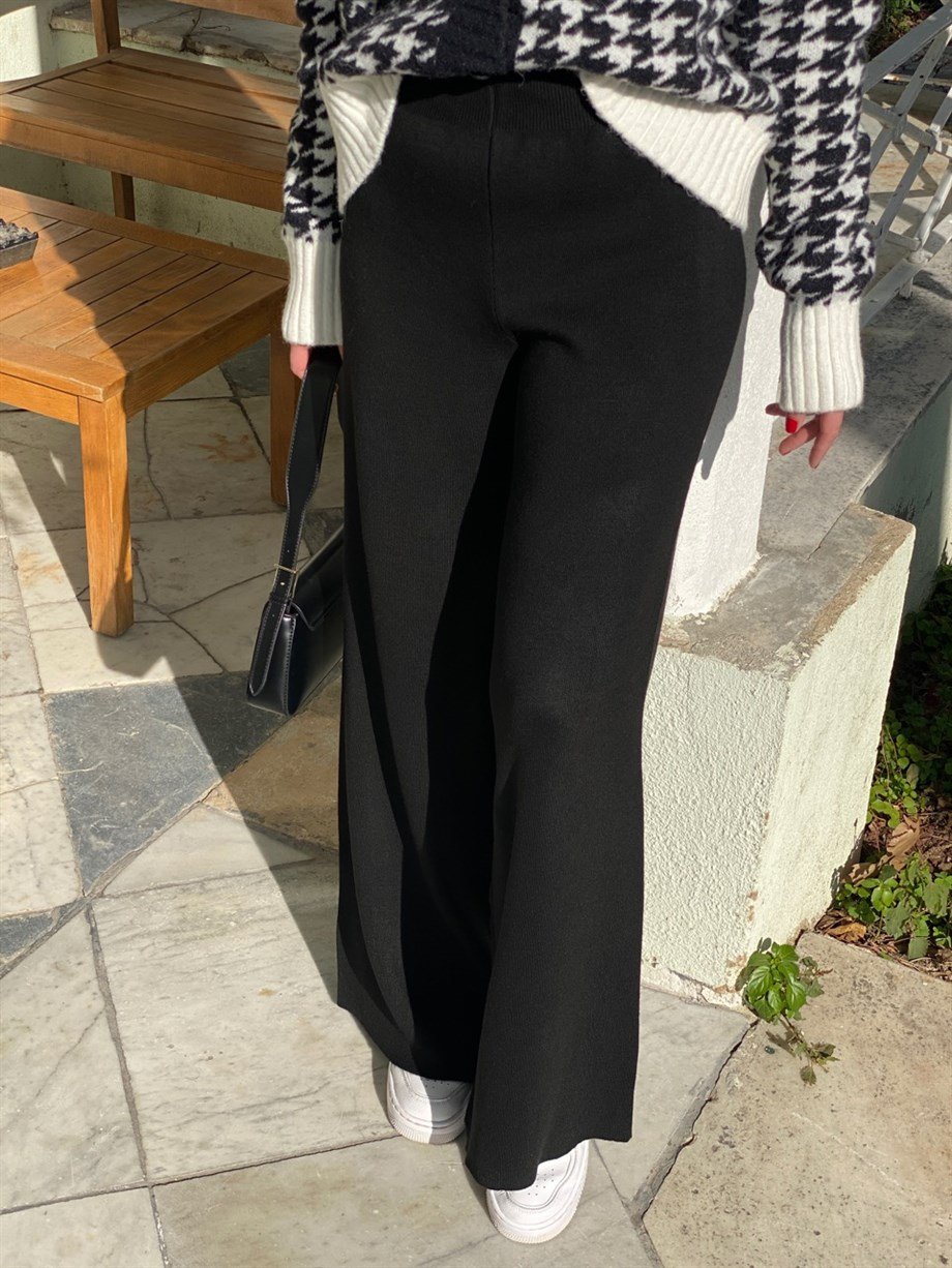 SİYAH TRİKO PANTOLON