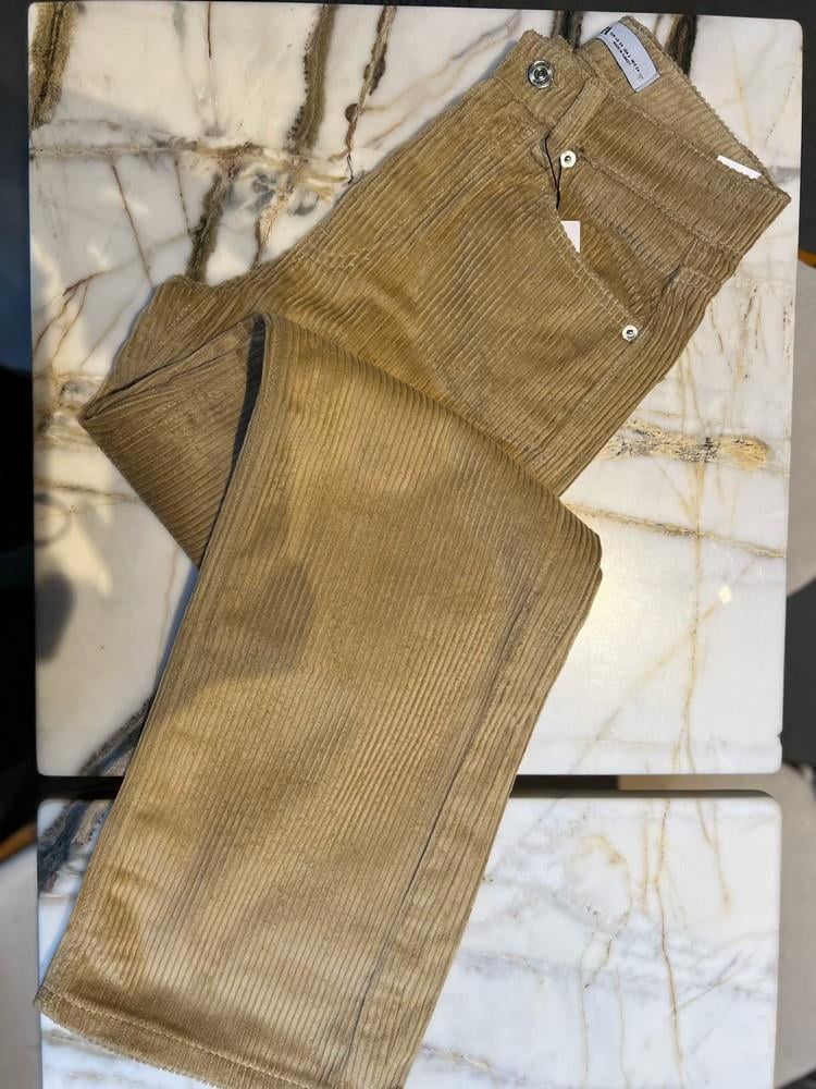 YÜKSEK BEL KADİFE STRAIGHT PANTOLON