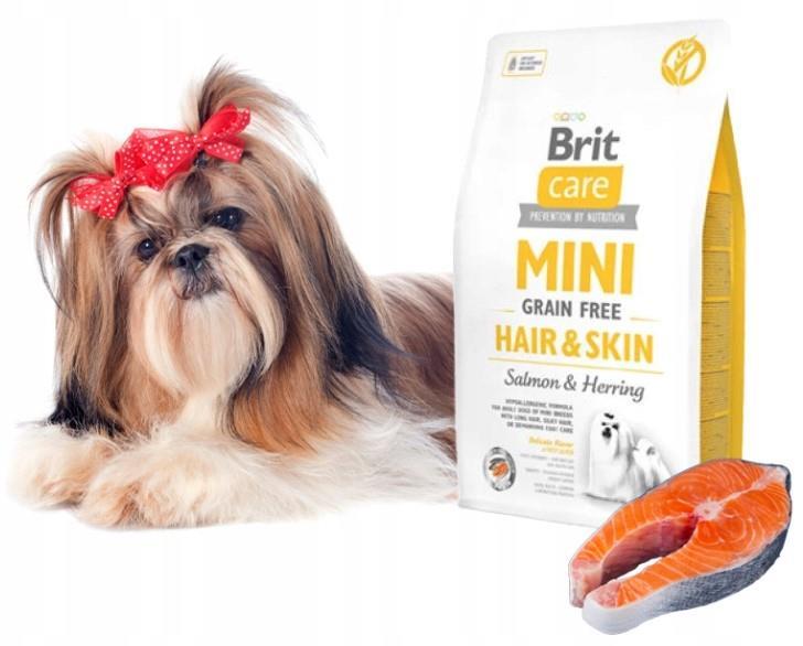 Brit Care Tahılsız Mini Hair Skin Somonlu Köpek Maması 2 Kg