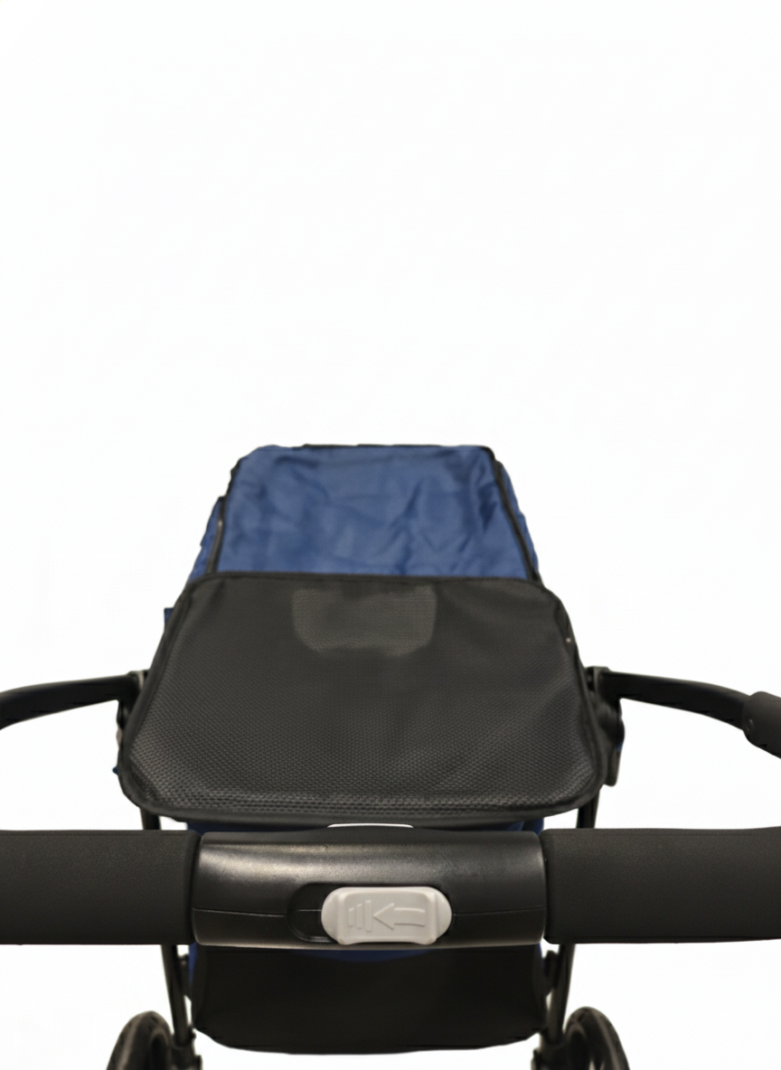 Tommy Evcil Hayvan Arabası Gri Lacivert 102*62*105 Max 40kg