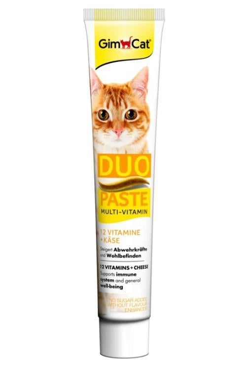 GimCat Multi-Vitamin Duo Paste Peynir + 12 Vitaminli 50gr