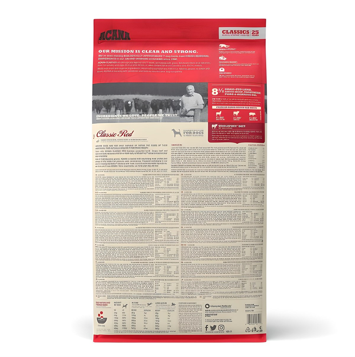 Acana Classic Red Köpek Maması 17 Kg