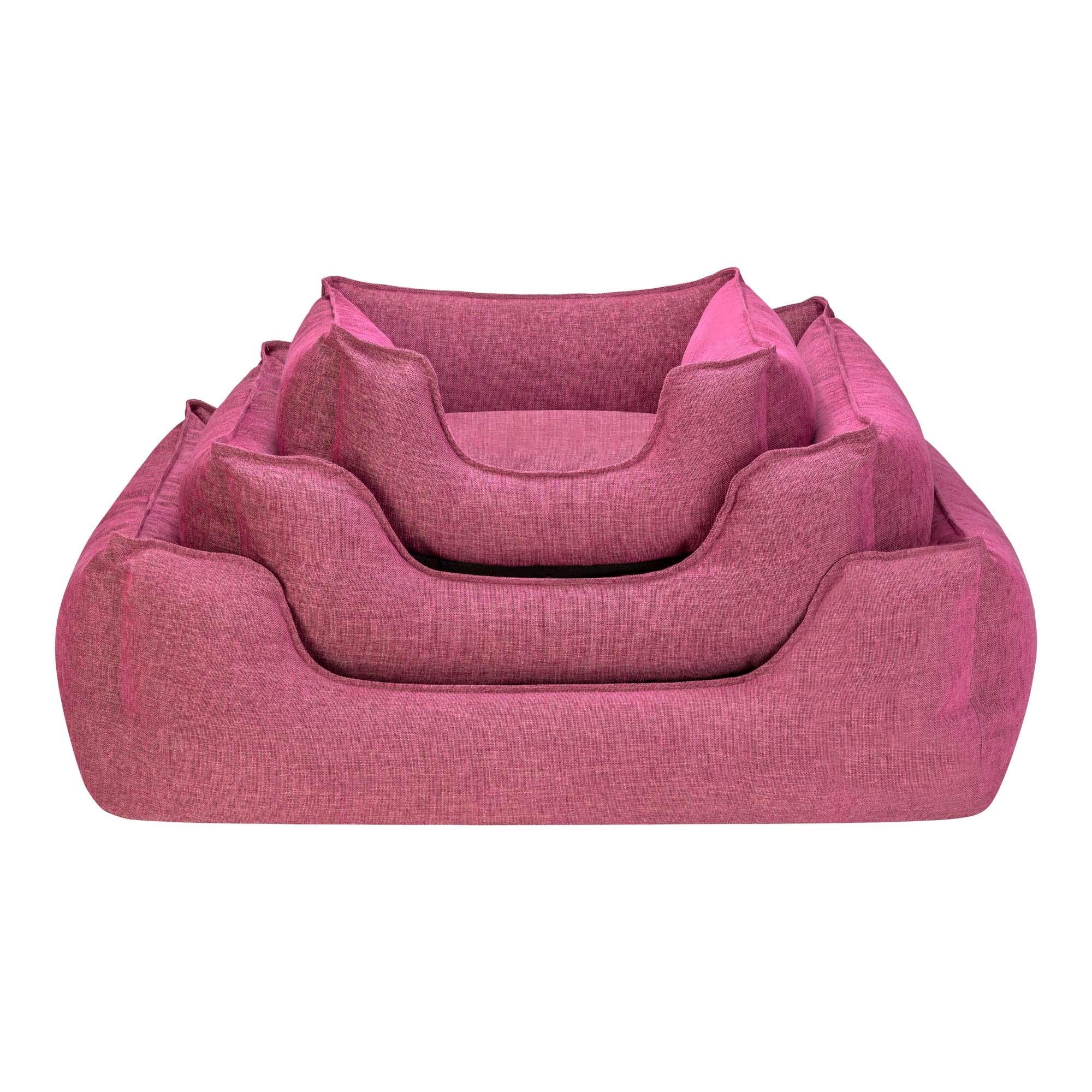 Pet Comfort Alpha  Fuşya Köpek Yatağı L 105x85cm