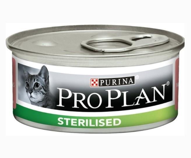 Pro Plan Sterilised Somonlu Yetişkin Kedi Konservesi 85 Gr