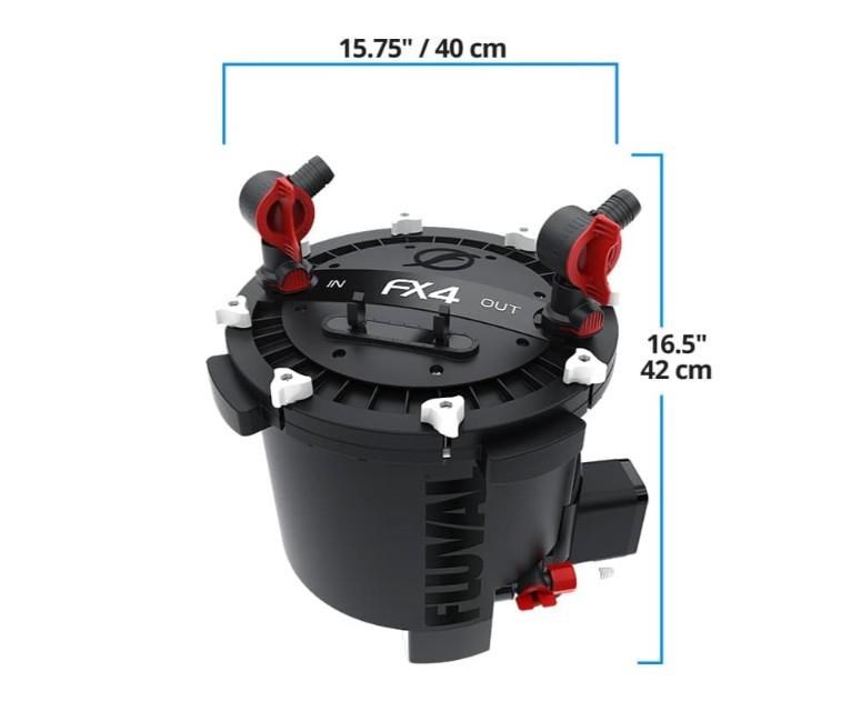 Fluval FX4 Akvaryum Dış Filtre 2650 Lt/h