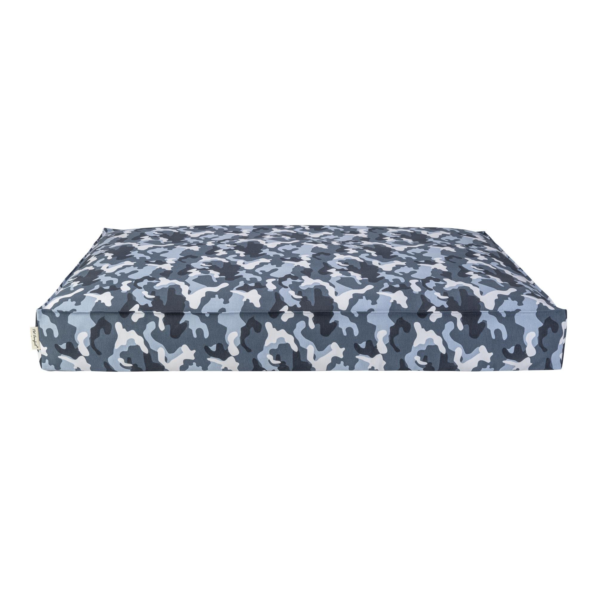 Pet Comfort Lima  Mavi Kamuflaj Köpek Yatağı L 110x75cm