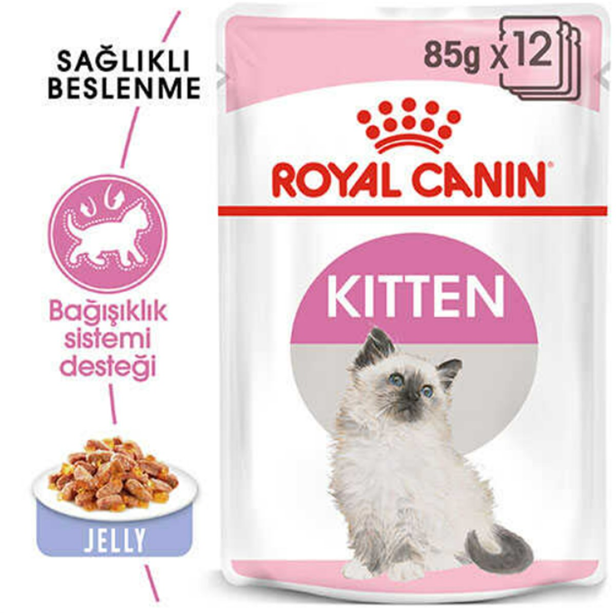 Royal Canin Kitten Jelly Yavru Kedi Konserve 12x85 Gr