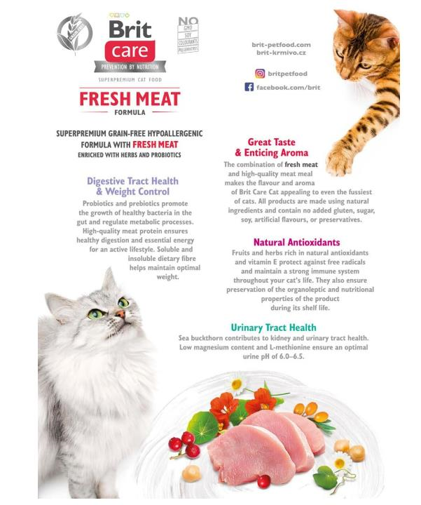 Brit Care Hypo-Allergenic Kitten Tavuklu Ve Hindili Tahılsız Yavru Kedi Maması 7 kg