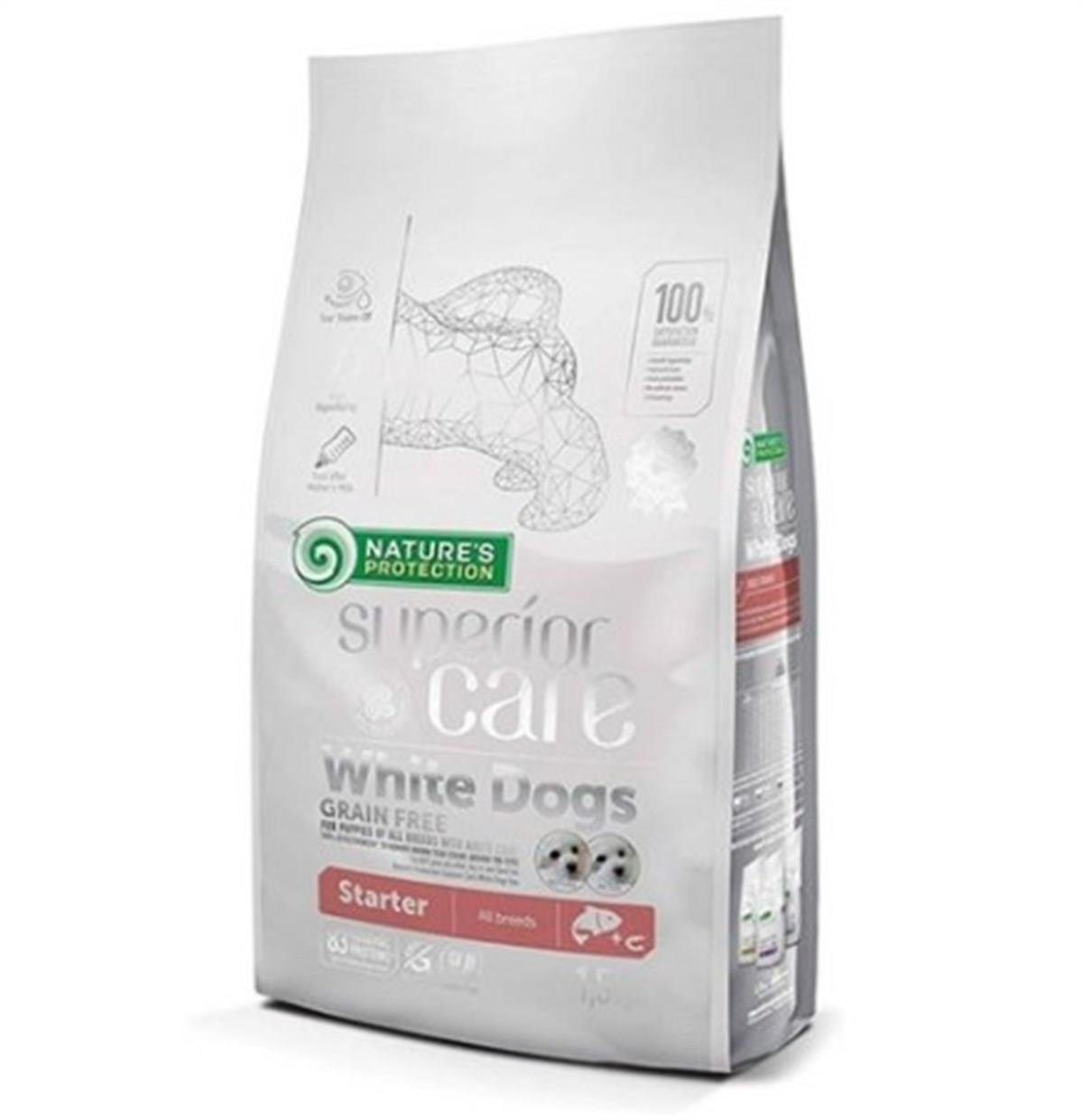 NP Superior Care White Dogs Tahılsız Somunlu Yavru Köpek Maması 1,5 kg