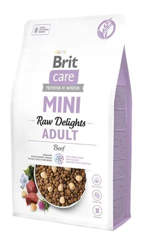Brit Care Mini Irk Yetişkin Köpekler İçin, Tahılsız, Hipoalerjenik Sığır Etli Kuru Mama 2 kg