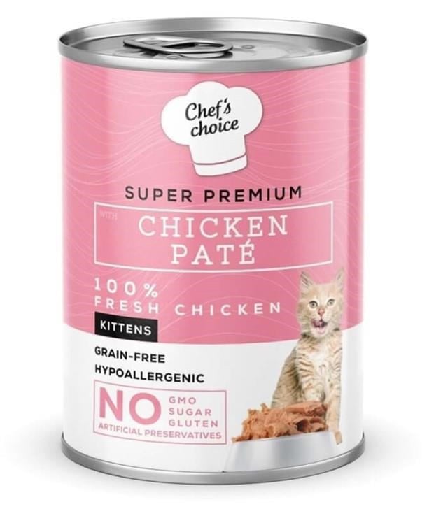 Chefs Choice Kitten Chicken Yavru Kedi Konservesi 400 Gr