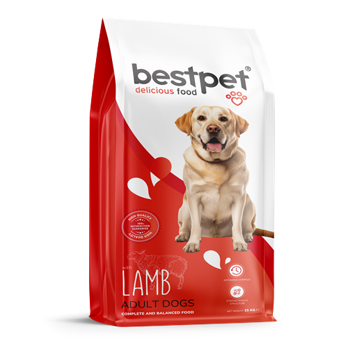 Bestpet Yetişkin Köpekler İçin Kuzu Etli Kuru Mama 15 kg