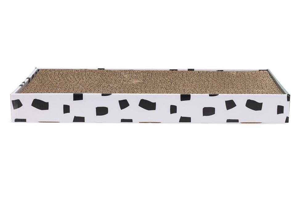 Beeztees Kedi Karton Tırmalama Kutusu ve Kediotu, 47x24x4,5cm