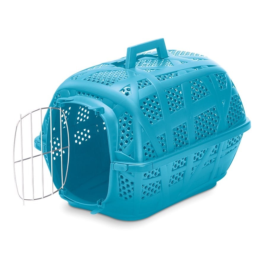 Imac Carry Sport Metal Kapılı Evcil Hayvan Taşıma Çantası Mavi 48,5x34x32cm