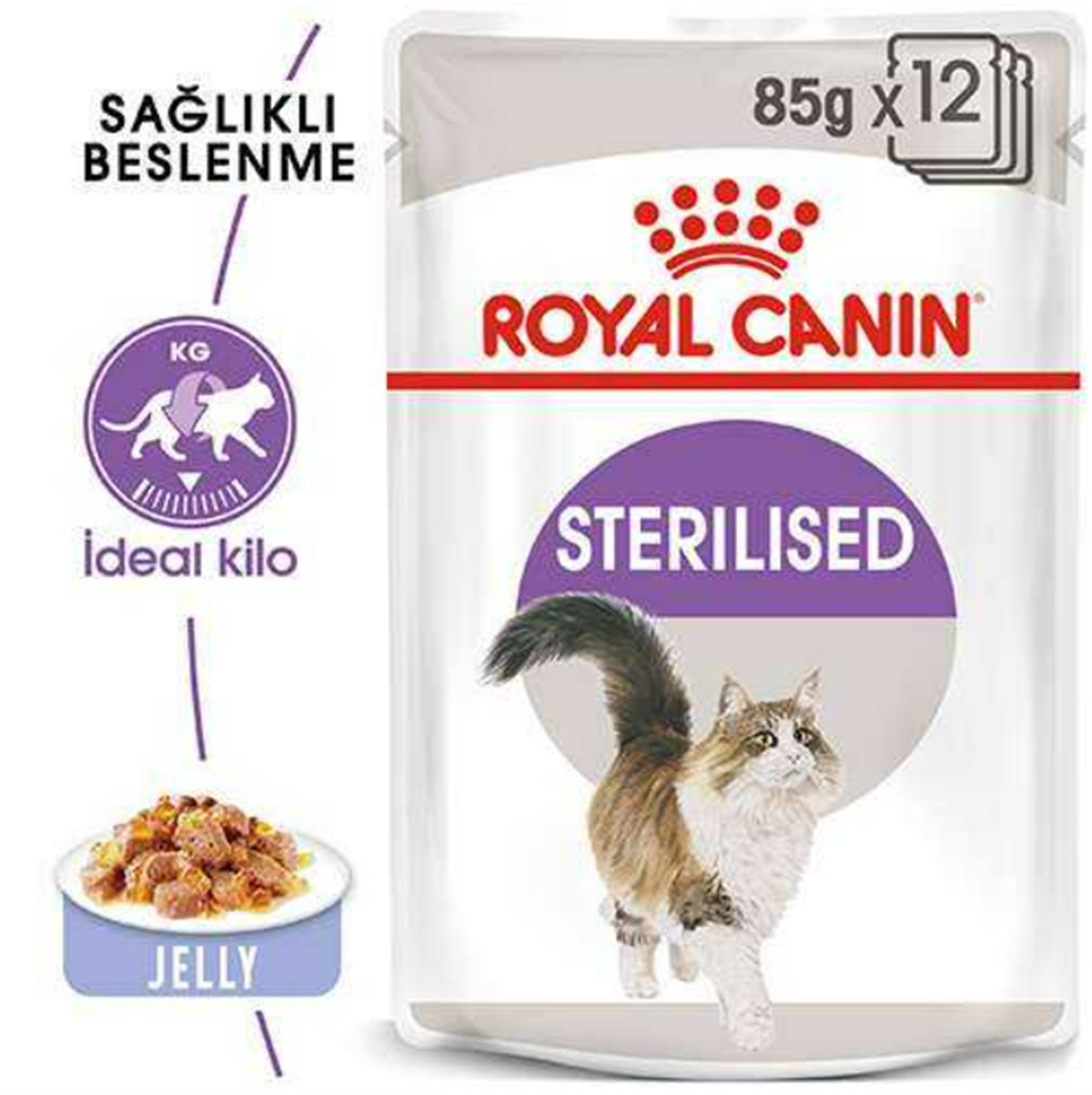 Royal Canin Jelly Kısırlaştırılmış Kedi Konservesi 12x85 Gr