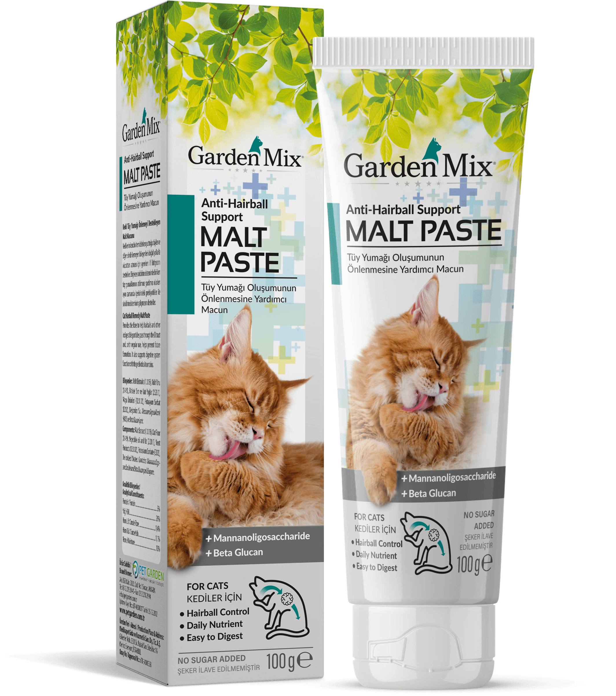 Garden Mix Anti Hairball Kedi Malt Macunu 100 Gram
