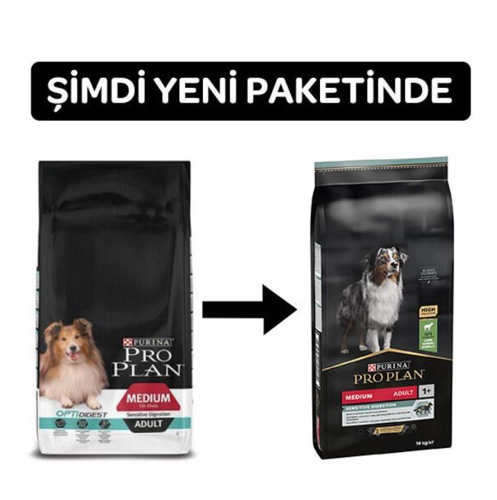 Pro Plan Medium Kuzulu Yetişkin Kuru Köpek Maması 14 Kg