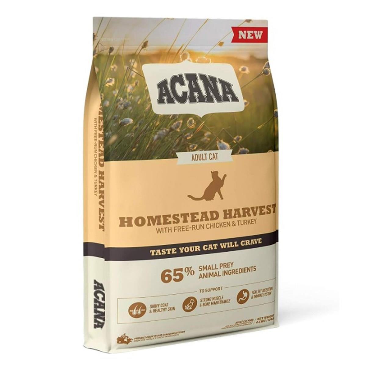 Acana Homestead Harvest Yetişkin Kedi Maması 4,5 Kg