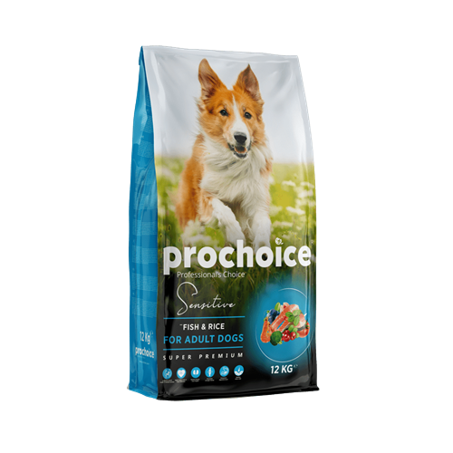 Prochoice Yetişkin Hassas Köpekler İçin, Hipoalerjenik, Balıklı Ve Pirinçli Kuru Mama 3 kg