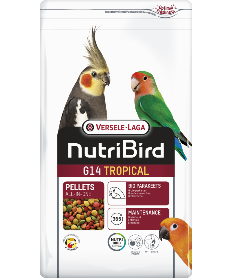 Versele Laga Nutrıbırd G14 Tropıcal Paraket Pelet Yem 1kg