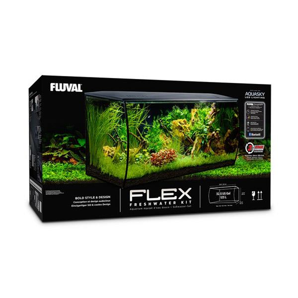 Fluval Flex Akvaryum 123 Lt Siyah
