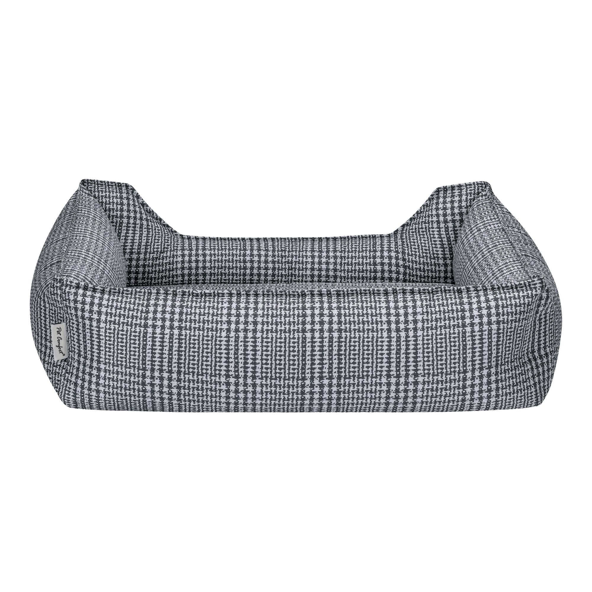 Pet Comfort Delta  Mavi Kareli Kedi ve Köpek Yatağı S 75x60cm
